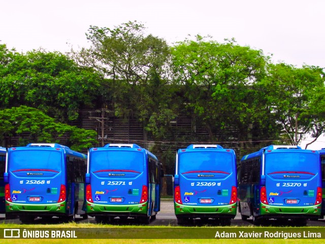 Rápido Expresso Fênix Viação 25271 na cidade de Cubatão, São Paulo, Brasil, por Adam Xavier Rodrigues Lima. Número da foto: #7197413.