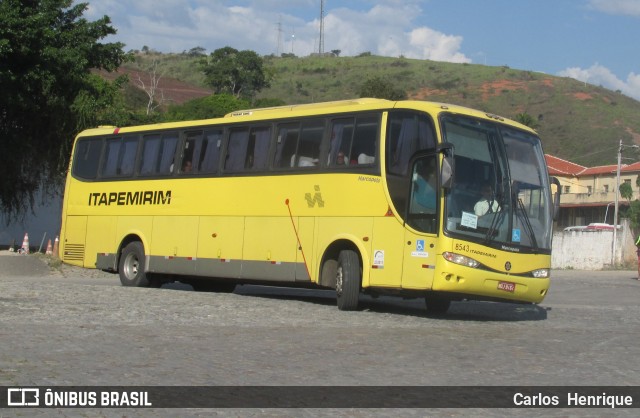 Viação Itapemirim 8543 na cidade de Teófilo Otoni, Minas Gerais, Brasil, por Carlos  Henrique. ID da foto: 7196613.