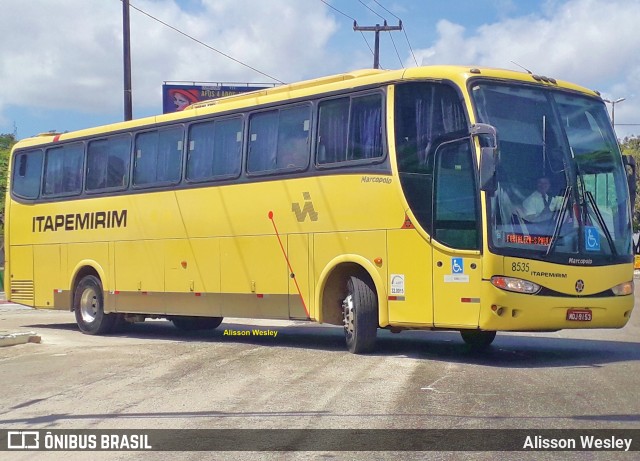 Viação Itapemirim 8535 na cidade de Fortaleza, Ceará, Brasil, por Alisson Wesley. Número da foto: #7196655.