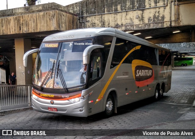 Saritur - Santa Rita Transporte Urbano e Rodoviário 12110 na cidade de Belo Horizonte, Minas Gerais, Brasil, por Vicente de Paulo Alves. ID da foto: 7197717.