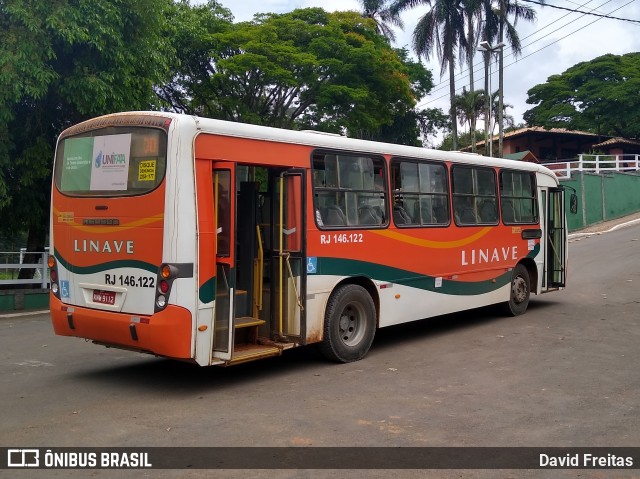 Linave Transportes RJ 146.122 na cidade de Paraíba do Sul, Rio de Janeiro, Brasil, por David Freitas. Número da foto: #7197614.