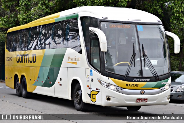 Empresa Gontijo de Transportes 18205 na cidade de São Paulo, São Paulo, Brasil, por Bruno Aparecido Machado. Número da foto: #7197646.