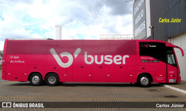 Buser Brasil Tecnologia 6087 na cidade de Goiânia, Goiás, Brasil, por Carlos Júnior. Número da foto: #7252058.