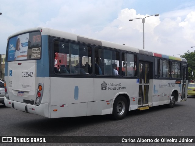 Transportes Estrela C82542 na cidade de Rio de Janeiro, Rio de Janeiro, Brasil, por Carlos Alberto de Oliveira Júnior. ID da foto: 7251385.