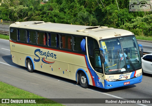 Sanpar Tur 4110 na cidade de Santa Isabel, São Paulo, Brasil, por Rudnei Aparecido da Silva. ID da foto: 7252874.