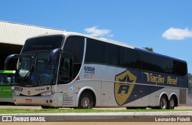 Viação Real 6902 na cidade de Maringá, Paraná, Brasil, por Leonardo Fidelli. ID da foto: 7251417.