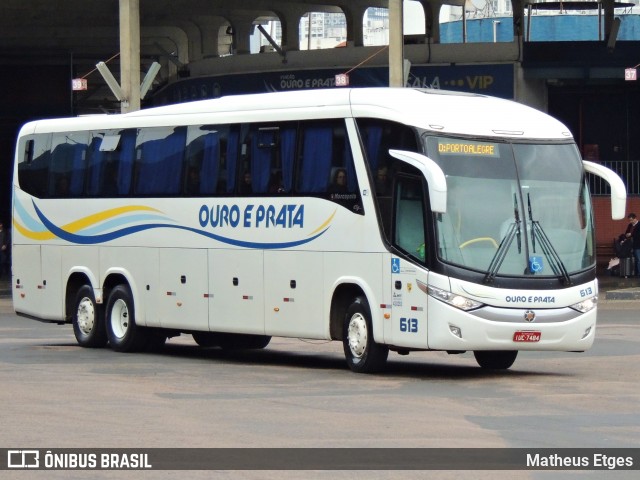 Viação Ouro e Prata 613 na cidade de Porto Alegre, Rio Grande do Sul, Brasil, por Matheus Etges. Número da foto: #7251681.