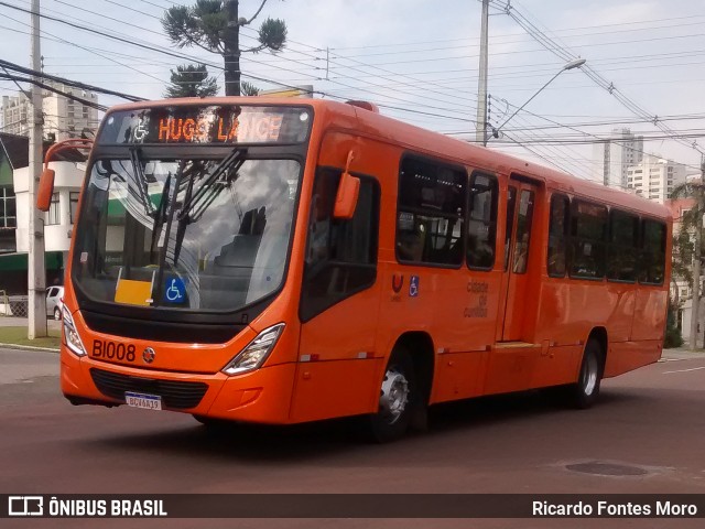 Transporte Coletivo Glória BI008 na cidade de Curitiba, Paraná, Brasil, por Ricardo Fontes Moro. ID da foto: 7252599.