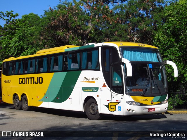 Empresa Gontijo de Transportes 14370 na cidade de São Paulo, São Paulo, Brasil, por Rodrigo Coimbra. ID da foto: 7252071.