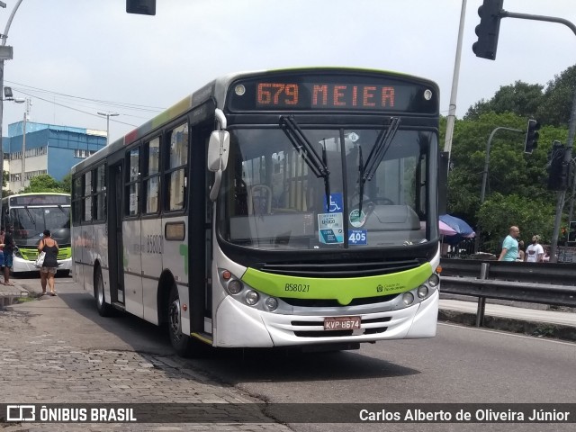 Viação Nossa Senhora de Lourdes B58021 na cidade de Rio de Janeiro, Rio de Janeiro, Brasil, por Carlos Alberto de Oliveira Júnior. ID da foto: 7251382.