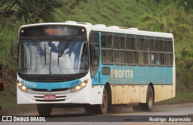 Viação Profeta 1030 na cidade de Congonhas, Minas Gerais, Brasil, por Rodrigo  Aparecido. Número da foto: #7254827.