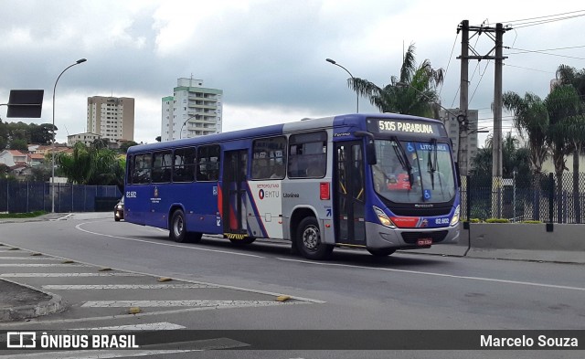 Litorânea Transportes Coletivos 82.602 na cidade de São José dos Campos, São Paulo, Brasil, por Marcelo Souza. ID da foto: 7255854.