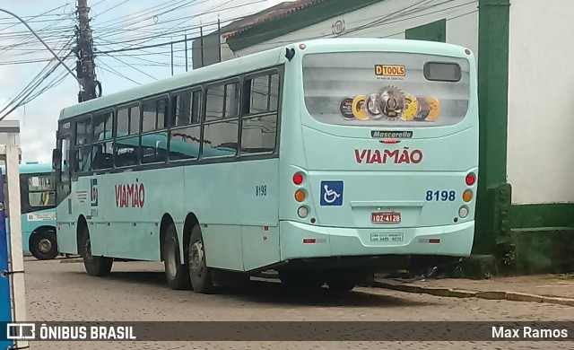 Empresa de Transporte Coletivo Viamão 8198 na cidade de Viamão, Rio Grande do Sul, Brasil, por Max Ramos. ID da foto: 7255522.