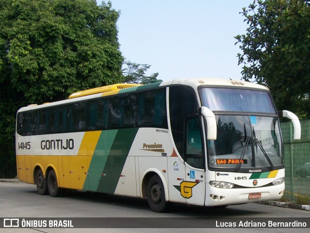 Empresa Gontijo de Transportes 14145 na cidade de São Paulo, São Paulo, Brasil, por Lucas Adriano Bernardino. ID da foto: 7255370.