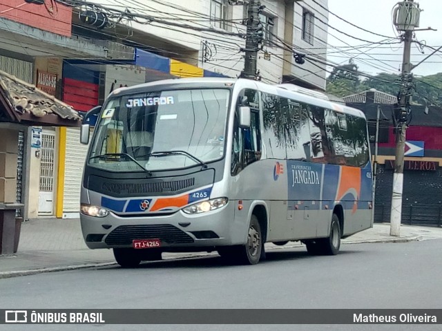 Transportes Jangada 4265 na cidade de Ribeirão Pires, São Paulo, Brasil, por Matheus Oliveira. Número da foto: #7253925.