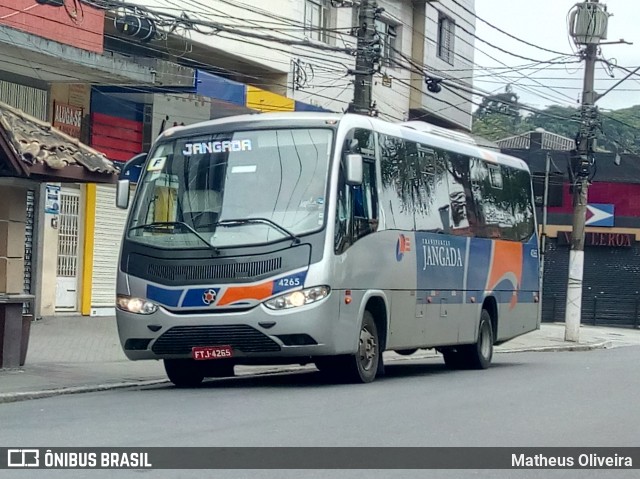 Transportes Jangada 4265 na cidade de Ribeirão Pires, São Paulo, Brasil, por Matheus Oliveira. ID da foto: 7253925.