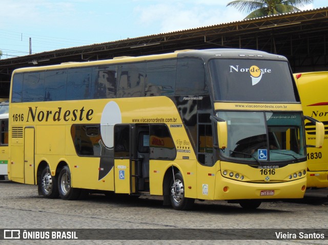 Viação Nordeste 1616 na cidade de Natal, Rio Grande do Norte, Brasil, por Vieira Santos. ID da foto: 7255491.