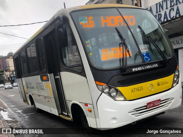 Viação Nossa Senhora das Graças A71623 na cidade de Rio de Janeiro, Rio de Janeiro, Brasil, por Jorge Gonçalves. Número da foto: #7254428.