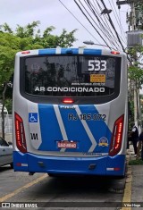 Viação Mauá RJ 185.072 na cidade de Rio de Janeiro, Rio de Janeiro, Brasil, por Vitor Hugo. Número da foto: #:id.