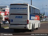 Unesul de Transportes 3180 na cidade de Tramandaí, Rio Grande do Sul, Brasil, por Andreo Bernardo. ID da foto: :id.