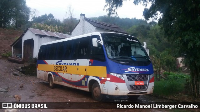 Sayonara - Auto Viação Monte Alverne 350 na cidade de Santa Cruz do Sul, Rio Grande do Sul, Brasil, por Ricardo Manoel Limberger Carvalho. ID da foto: 7257401.