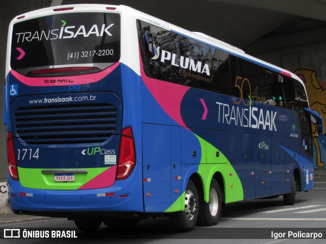Trans Isaak Turismo 1714 na cidade de Belo Horizonte, Minas Gerais, Brasil, por Igor Policarpo. Número da foto: #7259409.