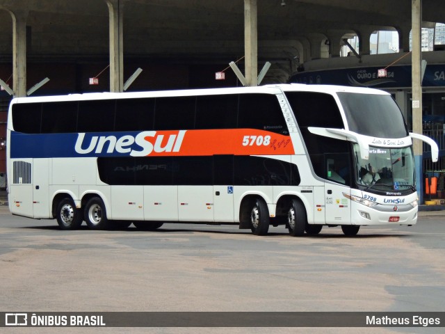 Unesul de Transportes 5708 na cidade de Porto Alegre, Rio Grande do Sul, Brasil, por Matheus Etges. Número da foto: #7257803.