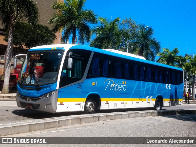 Viação Nossa Senhora do Amparo RJ 186.008 na cidade de Rio de Janeiro, Rio de Janeiro, Brasil, por Leonardo Alecsander. ID da foto: 7258908.