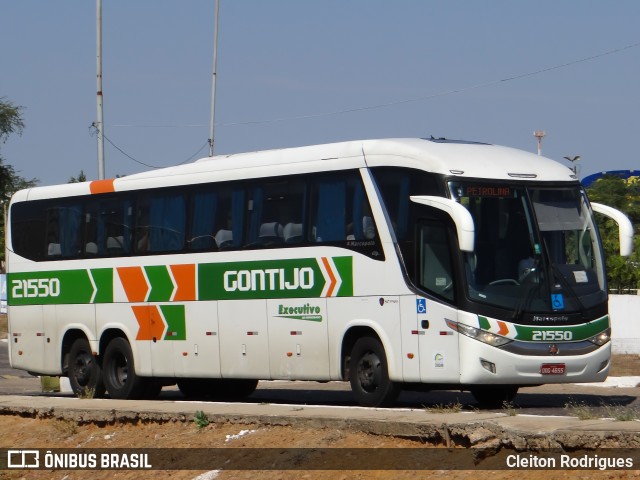 Empresa Gontijo de Transportes 21550 na cidade de Juazeiro, Bahia, Brasil, por Cleiton Rodrigues. Número da foto: #7258658.