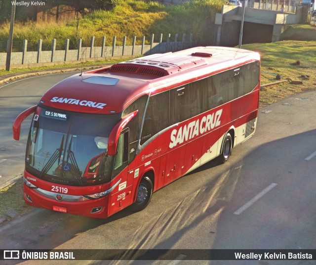 Viação Santa Cruz 25119 na cidade de Campinas, São Paulo, Brasil, por Weslley Kelvin Batista. Número da foto: #7257105.