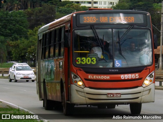 Viação Santa Edwiges 69865 na cidade de Belo Horizonte, Minas Gerais, Brasil, por Adão Raimundo Marcelino. Número da foto: #7259072.