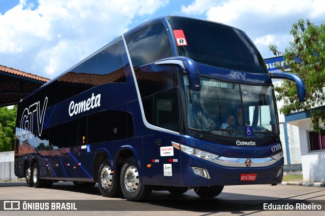 Viação Cometa 17308 na cidade de Embu das Artes, São Paulo, Brasil, por Eduardo Ribeiro. ID da foto: 7256020.