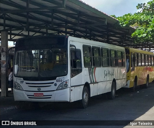 Transportes Urbanos São Miguel de Ilhéus 1003 na cidade de Ilhéus, Bahia, Brasil, por Igor Teixeira. Número da foto: #7256323.