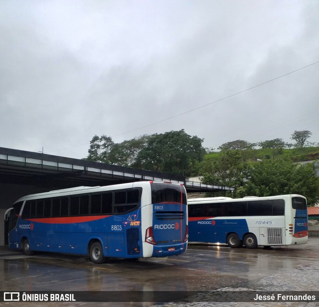 Viação Riodoce 81803 na cidade de Além Paraíba, Minas Gerais, Brasil, por Jessé Fernandes. ID da foto: 7256324.