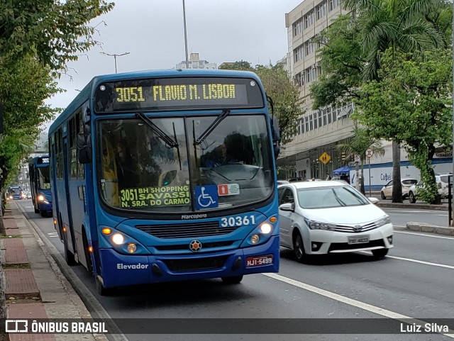 Transcbel 30361 na cidade de Belo Horizonte, Minas Gerais, Brasil, por Luiz Silva. Número da foto: #7257849.