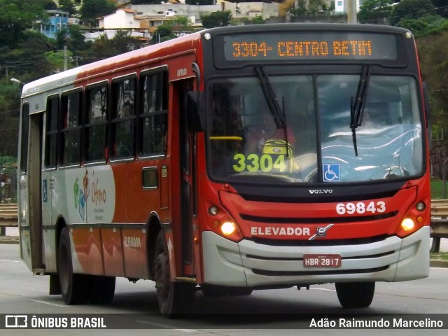 Viação Santa Edwiges 69843 na cidade de Belo Horizonte, Minas Gerais, Brasil, por Adão Raimundo Marcelino. Número da foto: #7259095.