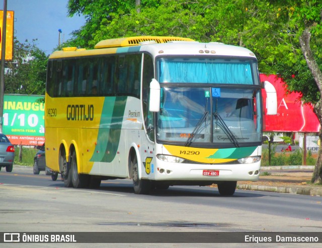 Empresa Gontijo de Transportes 14290 na cidade de Eunápolis, Bahia, Brasil, por Eriques  Damasceno. Número da foto: #7259155.