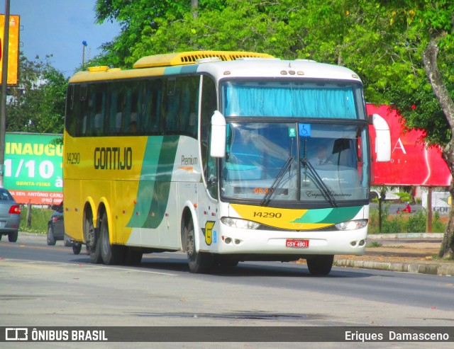 Empresa Gontijo de Transportes 14290 na cidade de Eunápolis, Bahia, Brasil, por Eriques  Damasceno. ID da foto: 7259155.