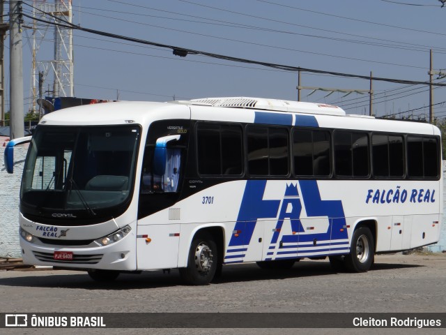 Falcão Real 3701 na cidade de Juazeiro, Bahia, Brasil, por Cleiton Rodrigues. ID da foto: 7261751.