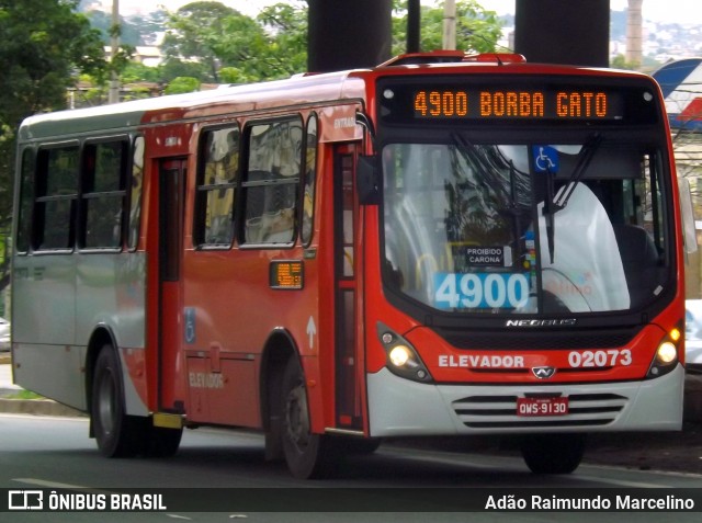 Vianel > Auto Viação Pioneira 02073 na cidade de Belo Horizonte, Minas Gerais, Brasil, por Adão Raimundo Marcelino. ID da foto: 7261806.