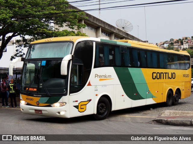 Empresa Gontijo de Transportes 14020 na cidade de Belo Horizonte, Minas Gerais, Brasil, por Gabriel de Figueiredo Alves. ID da foto: 7261111.