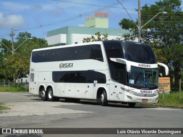 Kaissara - Viação Caiçara 6060 na cidade de Campos dos Goytacazes, Rio de Janeiro, Brasil, por Luis Otávio Vicente Domingues. ID da foto: 7261803.