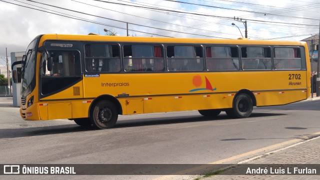 Viação Praiana 2702 na cidade de Balneário Camboriú, Santa Catarina, Brasil, por André Luis L Furlan. Número da foto: #7261466.