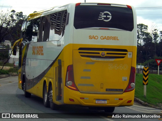 Viação São Gabriel 3440 na cidade de Belo Horizonte, Minas Gerais, Brasil, por Adão Raimundo Marcelino. ID da foto: 7261763.