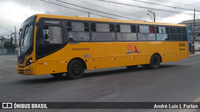 Viação Praiana 2402 na cidade de Balneário Camboriú, Santa Catarina, Brasil, por André Luis L Furlan. Número da foto: #7261502.
