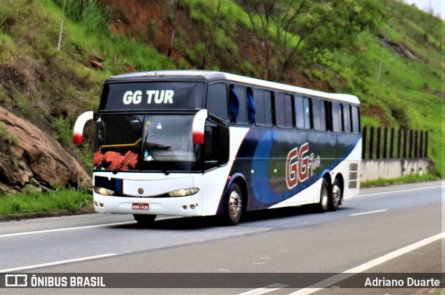 GG Tur Turismo 1435 na cidade de Areal, Rio de Janeiro, Brasil, por Adriano Duarte. ID da foto: 7260555.