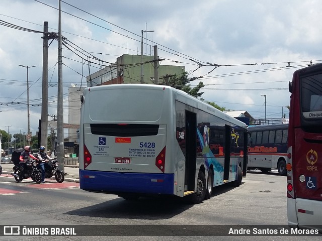 Metra - Sistema Metropolitano de Transporte 5428 na cidade de São Paulo, São Paulo, Brasil, por Andre Santos de Moraes. ID da foto: 7261338.