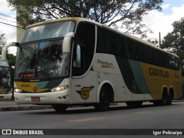 Empresa Gontijo de Transportes 14020 na cidade de Belo Horizonte, Minas Gerais, Brasil, por Igor Policarpo. ID da foto: 7262233.