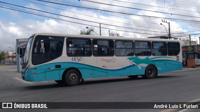 Expressul - Londpart S.A Transportes Urbanos 1850 na cidade de Balneário Camboriú, Santa Catarina, Brasil, por André Luis L Furlan. ID da foto: 7259870.