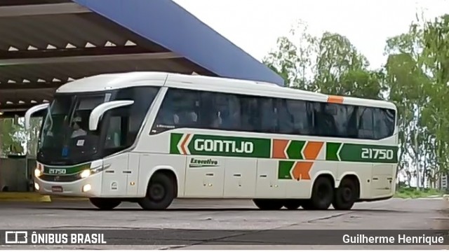 Empresa Gontijo de Transportes 21750 na cidade de Cuiabá, Mato Grosso, Brasil, por Guilherme Henrique. ID da foto: 7260264.